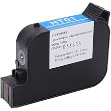 42ML Original Printer Ink Cartridge, Handheld Portable Ink Cartridge, Rapid Drying Inkjet Printer Cartridge Replacement 12.7mm for Handheld Inkjet Printer Coding Machine Black