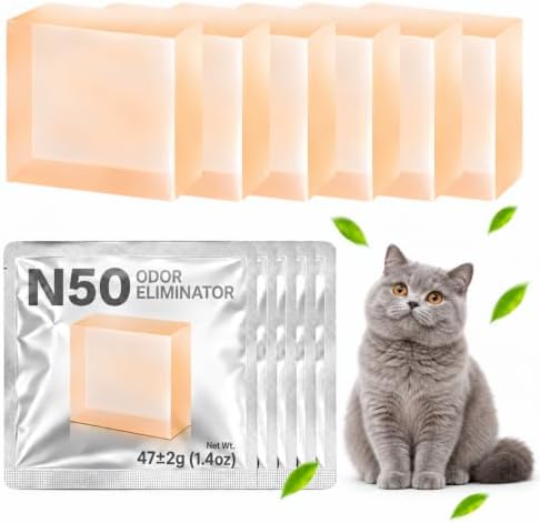 6 x N50 2.0 Eliminador de Olores para Arenero de Gatos, Recambios...