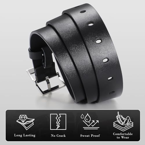 Men's Faux-Leather Belt Mens Belts Faux-Leather for Work Business and Casual2