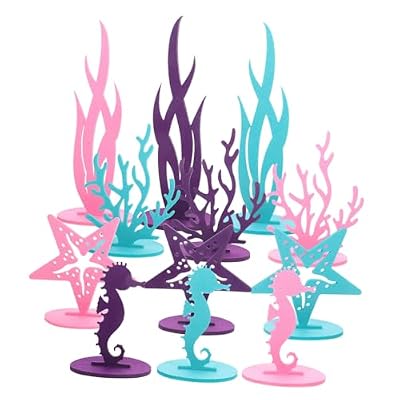 Cabilock 12 Piezas Adorno Fieltro Caballito Mar Decoraciones Mesa Sirena Decoraciones Shower Bajo El Mar Favor Fiesta Bebé Tela Fieltro La Señal Algas Marinas | Ya disponible en tu tienda friki favorita! En mundofriki.es!
