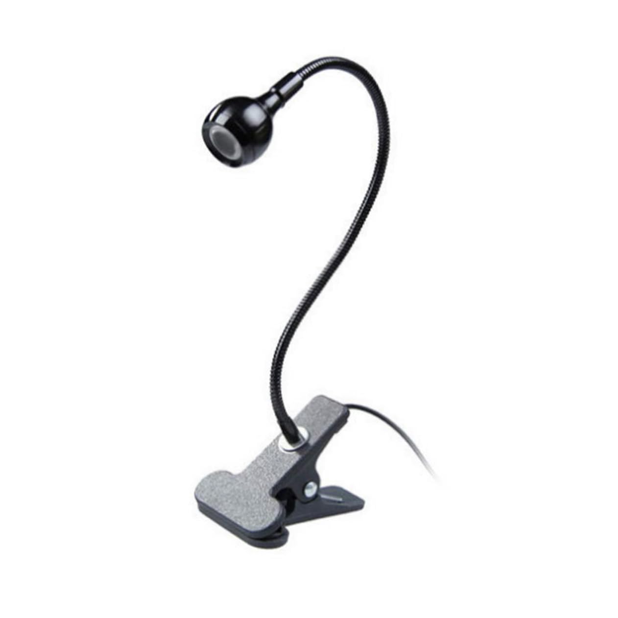 Veemoon Lámpara Led Usb Clip Para Lectura 3w Luz Flexible Para Mesita De Noche Protección Color Negro Adecuado Para Uso Doméstico Lámpara De Escritorio Portátil