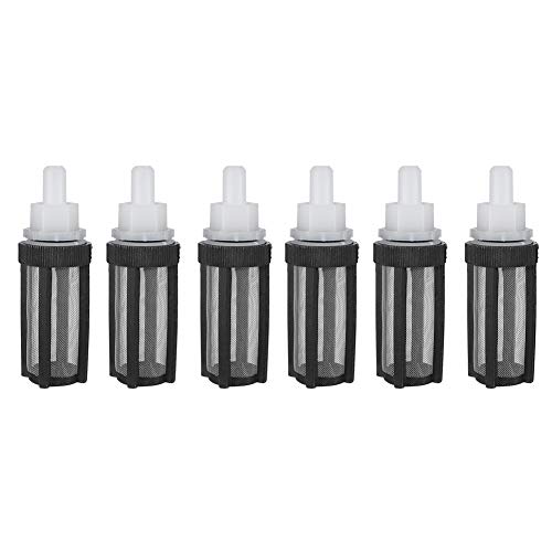 Ogrodowy wąż do wody filtr myjka ciśnieniowa ogrodnictwo na zewnątrz wymiana filtrów osadowych sitko ssące złączki filtr wstępny usuwa rdzę piasek z wody, 6 szt