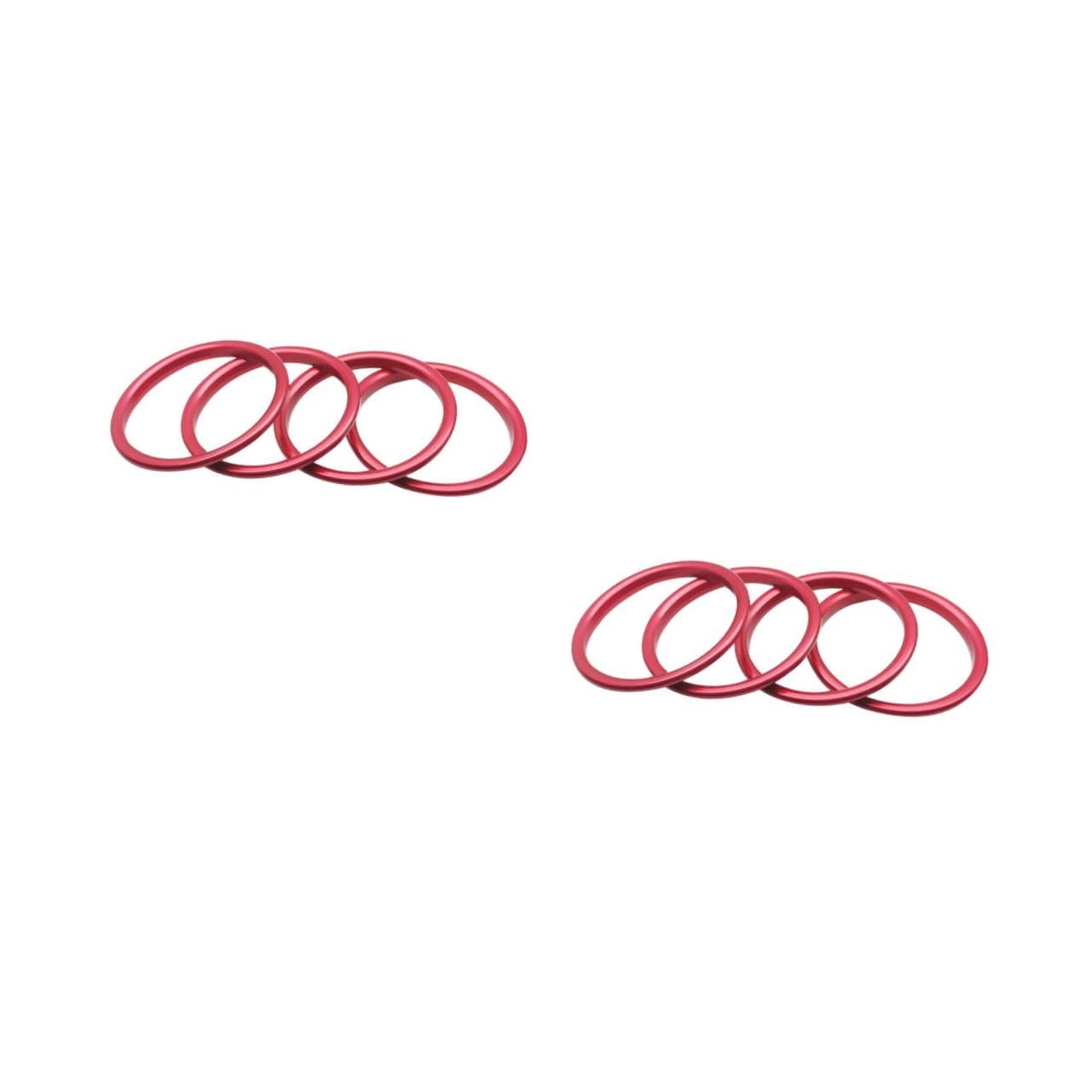Housses décoratives pour ventilation de voiture en aluminium Amosfun de finition premium
