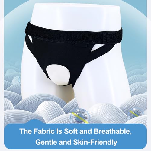 Faja inguinal ajustable para hernia, talla pequeña gris miniatura 7