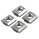 Spécifications des écrous à rainure : le paquet contient 20 écrous à rainure M6 de la série 30, adaptés aux profilés en aluminium avec une rainure de 6 mm. Compatibilité du profilé : type B. Taille du filetage : M6. Pas du filetage : 1 mm