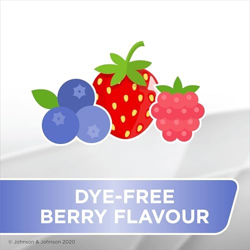 Tylenol Children’s Medicine, Fever & Pain, Teething, Immunizations, Headache, Minor Muscle Sprains & Strains, Colds, Dye-Free Berry Liquid, Bottle 100mL, (Pack of 1) - 4