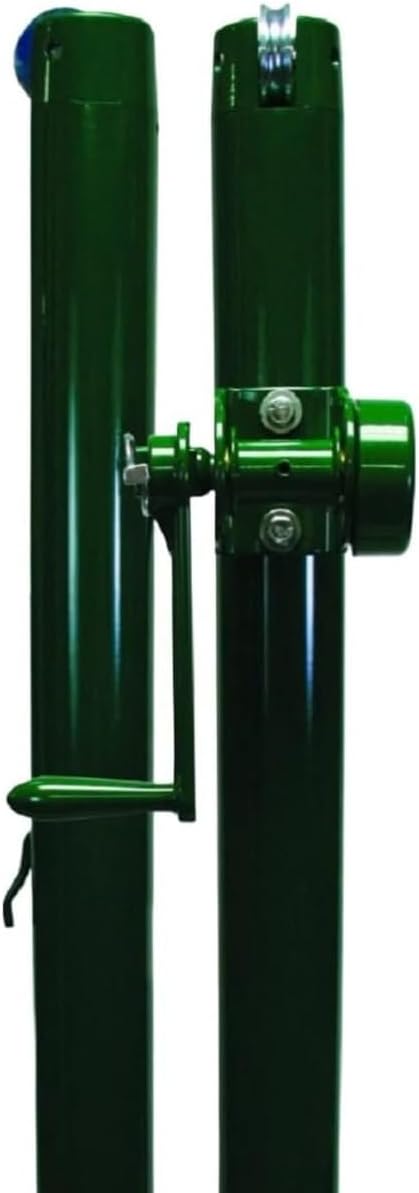 SW-36 Deluxe Pickleball Posts by Douglas 2-7/8" OD, 36" Above Ground and Round Galvanized Sleeves Included