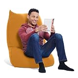 Yogibo Lite Premium ヨギボー ライト プレミアム キャメル ビーズソファ ビーズクッション 2人掛け ソファ 座椅子 チェア クッションソファ