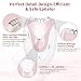 Epilator for Women, 2 speeds Electric Shaver for Women, Cordless Rechargeable epilator with LED Light for Face Body Armpit Bikini Leg Hair Removal