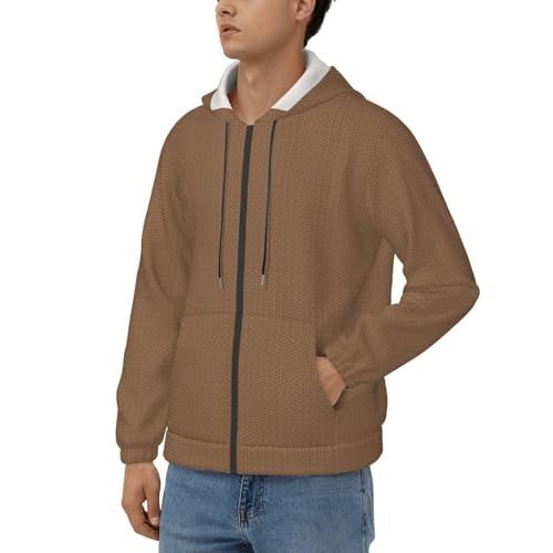Sweat à capuche homme doux contre le froid, pull décontracté confortable - 2