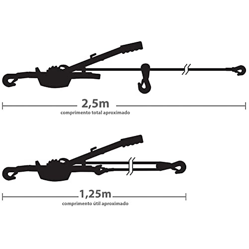 Guincho Manual Tifor com Catraca Capacidade 4 Toneladas