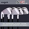 Majek K6 Iron Set Senior Men's Complete 8-Piece Iron Set (4-PW, SW) Right Handed Graphite Senior Flex A Flex Club