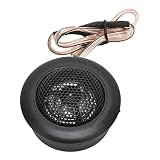 2 Szt. Mini Głośnik Wysokotonowy, 800 W Max Wysokowydajne Głośniki Wysokotonowe z Kopułką do Samochodowego Systemu Audio, Głośniki Samochodowe z Naklejkami, Głośnik Samochodowy o Wysokiej Wierności