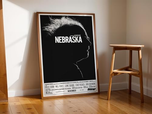 Nebraska (2013) Framed Classic-Cult Movie Poster Print Wall Art Image Home Decor Artworks Framed Poster Different Sizes and Colours