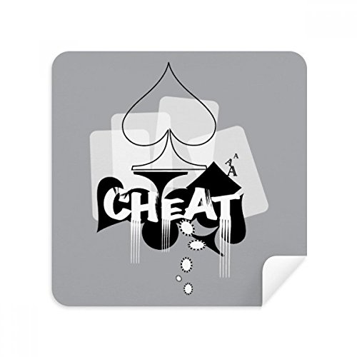 Screen cleaner pour smartphone et chiffon lunettes suède à motif de jeux d'argent
