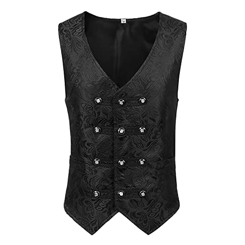 Disfraz cosplay de chaleco medieval para mujer con cuello vuelto