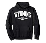 Wyoming Sweatshirt Retro Vintage Wyoming Hoodie Gifts WY