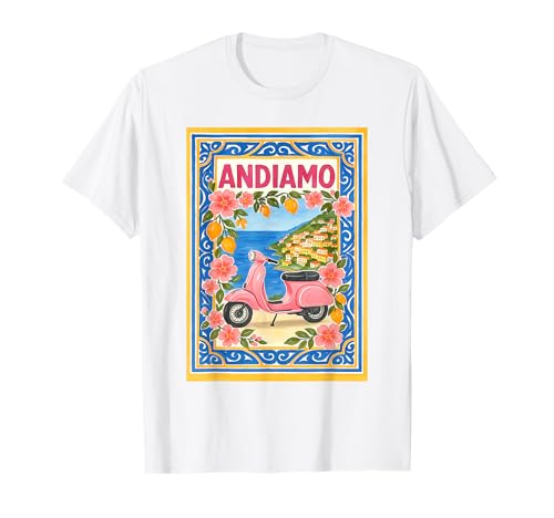 Italy Traveling Italian Saying Meet Me In Italy Trip Andiamo T-Shirt