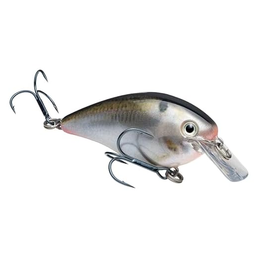 Strike King KVD 1.5 Square Bill Crankbait, Natural Shad (HCKVDS1.5-699)
