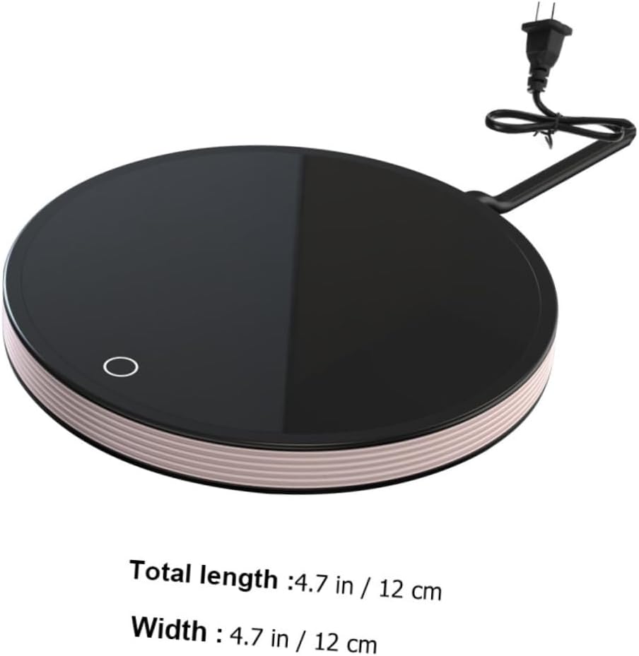 SOLUSTRE Convenient Cup Warmer Temperature Settings Delicate Coffee Heater for Office Use for Keeping Beverages Warm Day Compatible