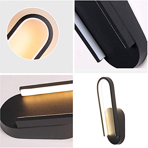 Luz nocturna para pasillo y lámpara de pared LED de 14W con luz cálida interior 7