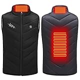 【Veste chauffante d'hiver】: cette veste chauffante électrique adopte le dernier design, très chaud et léger. Il est parfait pour le camping, la randonnée, la pêche, la chasse, les gardes debout ou activités de plein air quotidiens.