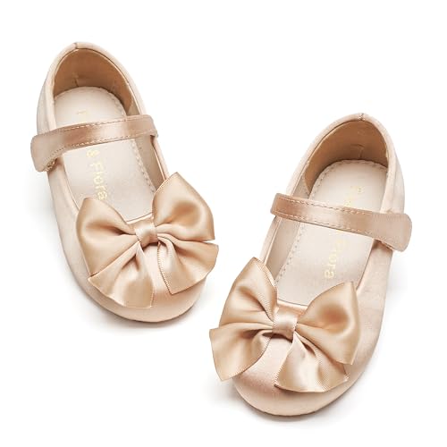 Image of Felix & Flora Toddler Flower Girl Dress Shoes Girl Ballet Flats Party School Shoes Wedding
