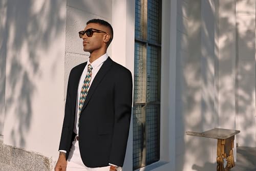 PJ PAUL JONES Men's Lightweight Sport Coat Casual One Button Blazer Breathable Sportcoat3