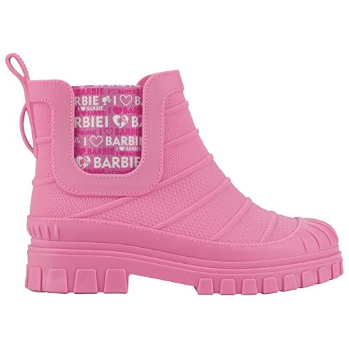 Bota Galocha Infantil Barbie Grendene 22918 - Rosa Médio - 29/30