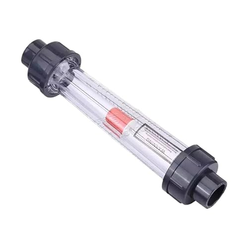 Zorfar Dn80 Lzs-15 Plastic Tube Rotameter, 25~250L/H Liquid Flow Meter For Chemical Light Industry Fluid Measurement 1Pcs(,G1l2 Bsp F)