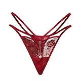 SportunterwäSche Damen Bikini HöSchen Boxer Unterhosen Damen Spitzen Unterhemd Damen Schwarze Unterhosen Damen Lange Unterhose Damen Warm String Tanga Baumwolle Spitze