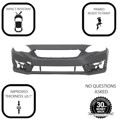 Image of FitParts Compatible with Subaru Impreza 2020-2023 Front Bumper Cover | Primed, Ready to Paint, OEM 57704FL11A, SU1000193