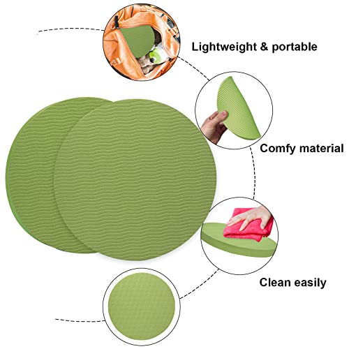 Goyonder Eco Yoga Workout Knee Pad Cushion Green (Pack Of 2) #TOP2