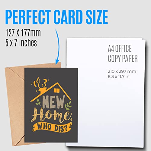 Original And Funny Housewarming Card With Envelope For Party (Perfect For Men Or Women) | Fun Congratulatory Card For A New Homeowner | Unique Present For Son, Daughter, Best Friend #TOP3