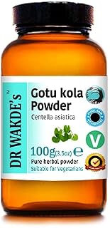 DR WAKDE's Gotu kola Powder (Mandukparni | Centella asciatica) - 100g (3.5oz) | Pure, Raw & Dried Powder | Ayurvedic Herb | Vegan |