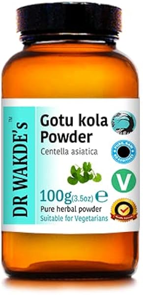 DR WAKDE Gotu Kola Poudre 100g pour alimentation saine