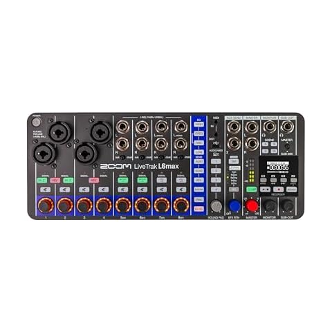 Zoom LiveTrak L6max 12-Channel Portable Digital Mixer and Recorder Cover