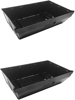 ibasenice 2 Peças Caixa De Armazenamento Suporte De Armazenamento De Carro Recipiente Preto Sob O Recipiente Caixas Pretas Para Armazenamento Ornamento Recipiente Auto Artigos Diversos Caso