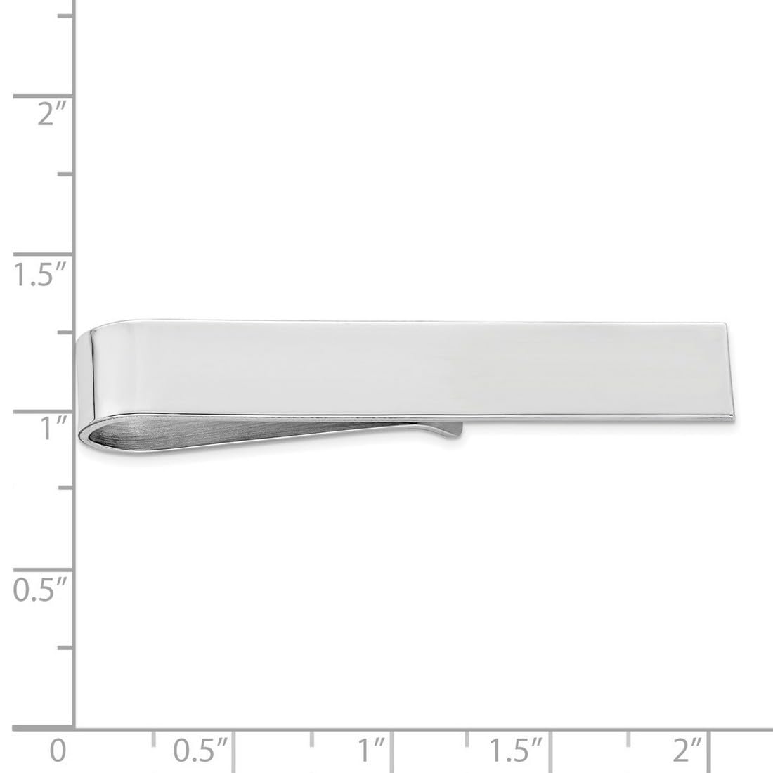 Krawattennadel Sterling-Silber 925 massiv poliert gravierbar