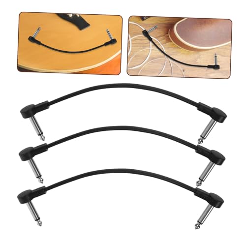 Câble jack effector pour guitare électrique cordon de brassage audio pack de 12