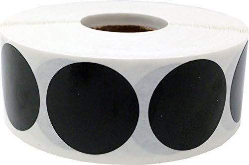 Metallic Silver Color Coding Dot Labels 25.4 mm 1 Inch Round 500 Count