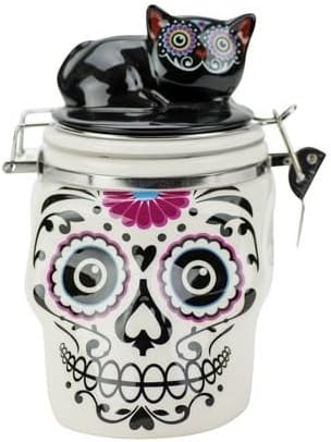 Boston Warehouse Day of the Dead Hinged Jar