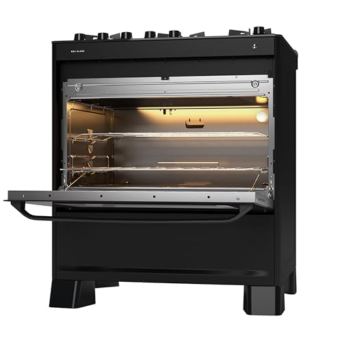 SUGGAR FOGÃO MAX GLASS PRETO MESA DE VIDRO 5 BOCAS TRIPLA CHAMA TREMPE 6 APOIOS ACENDIMENTO AUTOMÁTICO FGVMG510PT - Imagem 5