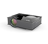 Taotaole Multimedia Mini 1200 Lumens Pro Wireless Portable LCD LED Home Theater Projector Support...