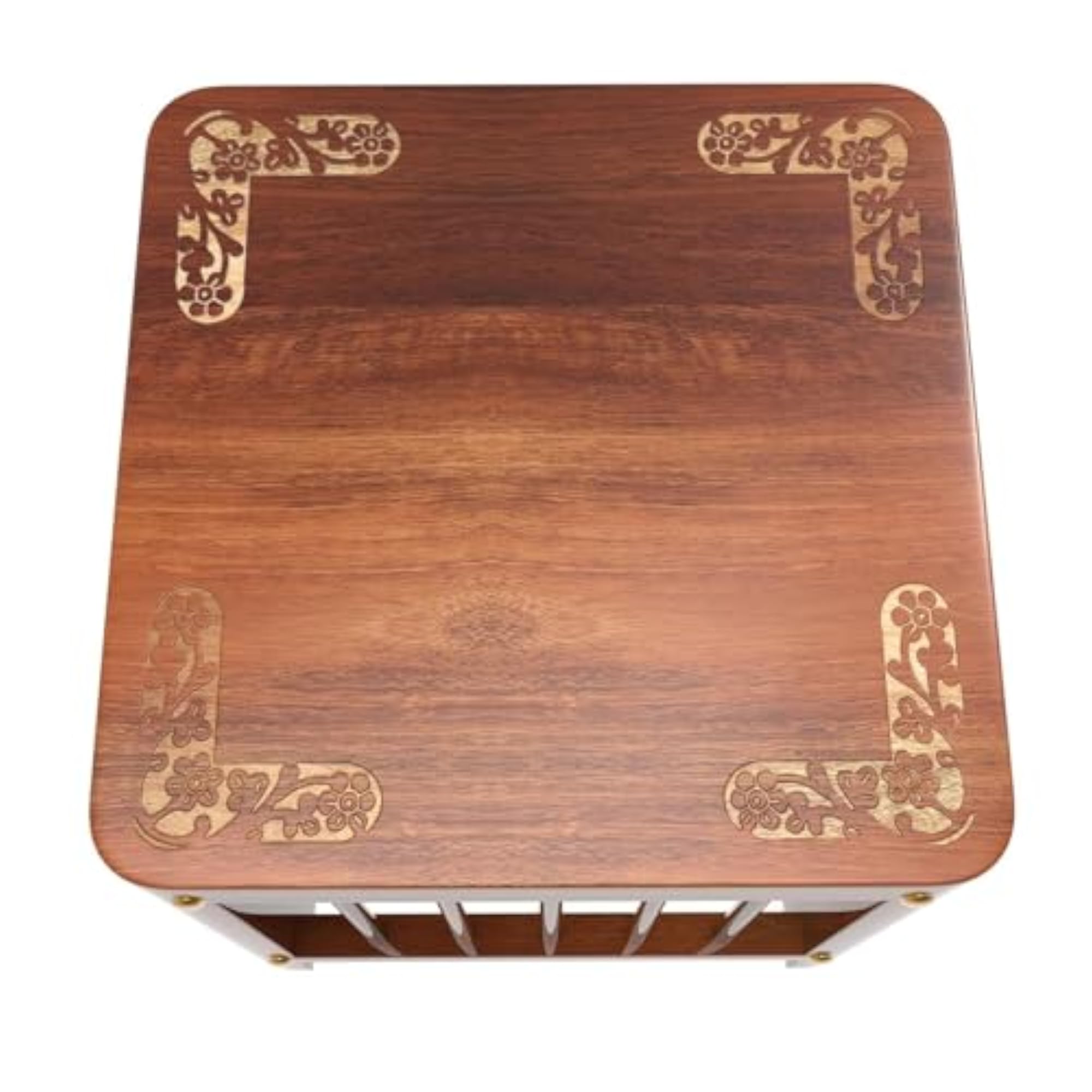 Solid Wood Wooden Stool for Bedside Corner Footrest or Tea Table