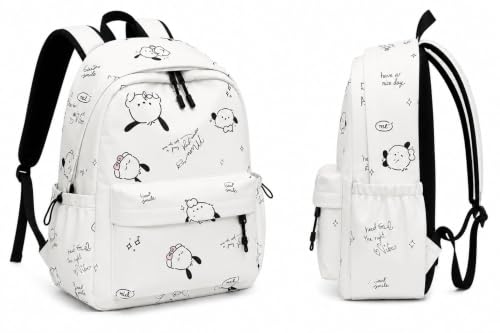 15.6 Inch Laptop Backpack for Men & Women, Girl (Bag White)