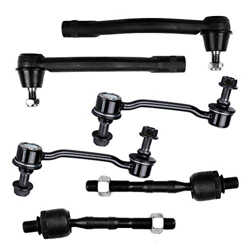 SCITOO 6-PC SET Suspension Kit For Hyundai Azera Sonata Front Inner Tie Rod End Front Outer Tie Rod End Front Sway Bar End Link by SCITOO - Used condition - Image 2