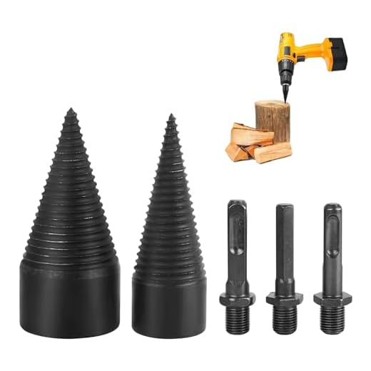 Log Wood Splitter Drill Bit Kit