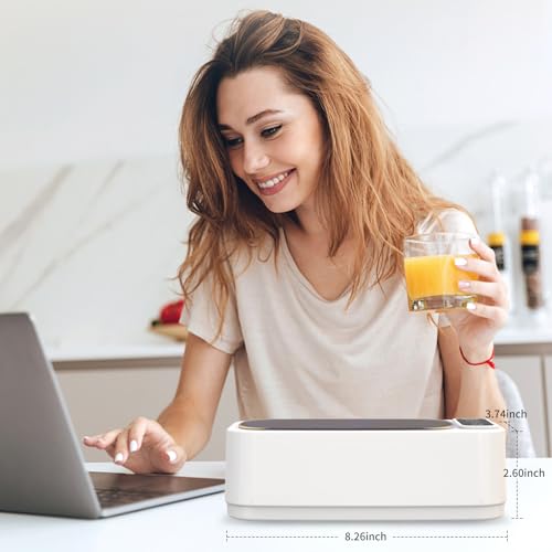 Limpador de retentor ultrassônico, limpador ultrassônico profissional de 47 kHz para dentaduras, pro