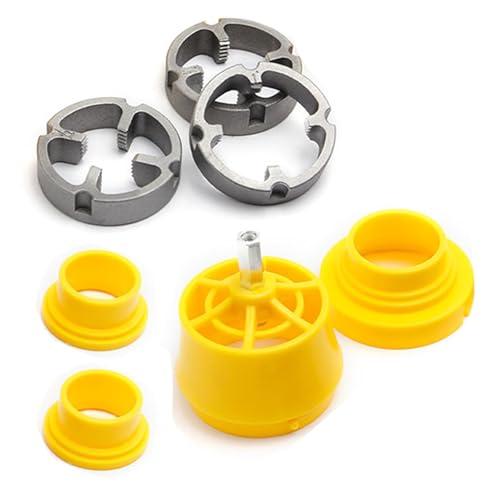 qokeeu Set di tagliatubi – Utensili da taglio per installazione sanitaria – Set di ganasce filettate, per l'installazione manutenzione riparazione